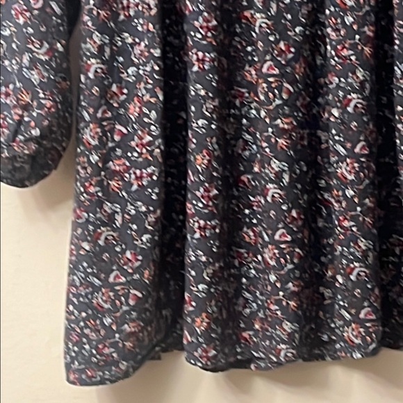 Hem & Thread Floral Mini Dress - Black and Pink 312 boho - Picture 5 of 15